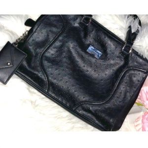 G by Guess Black Shoulder Bag W/ Small Coin Purse